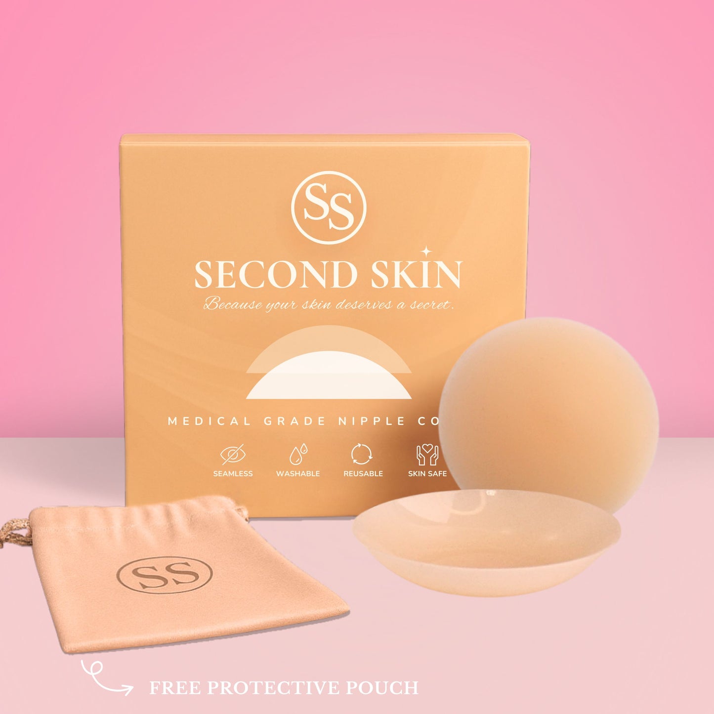 Grippy SecondSkin Silicone Nipple Covers