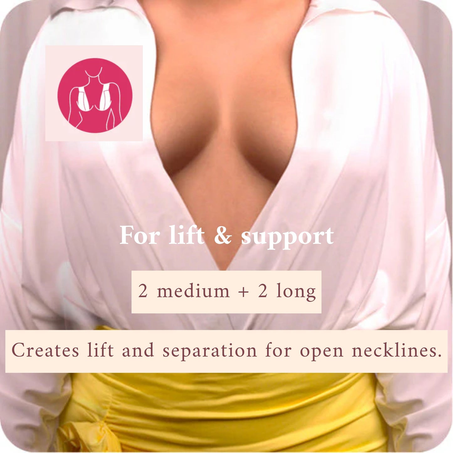 SecondSkin Silicone Lifting Boob Tape