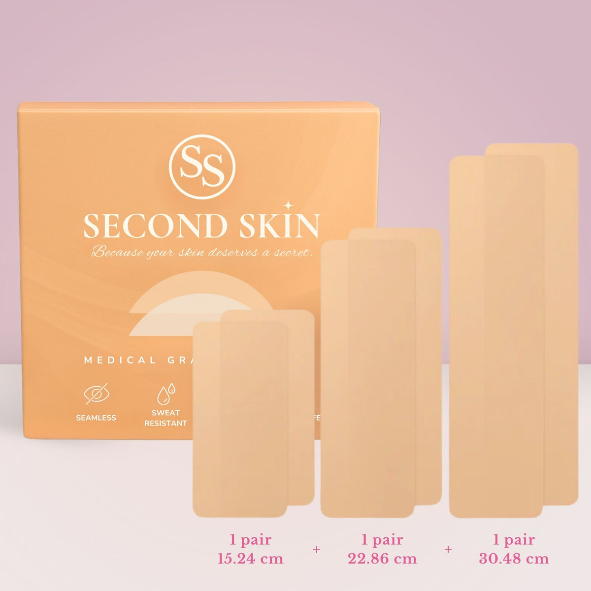 SecondSkin Silicone Lifting Boob Tape