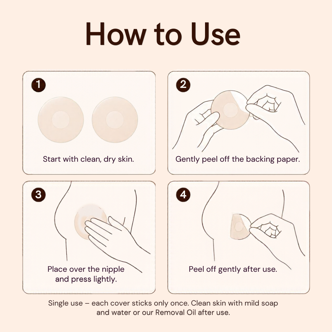 SecondSkin Cotton Nipple Covers
