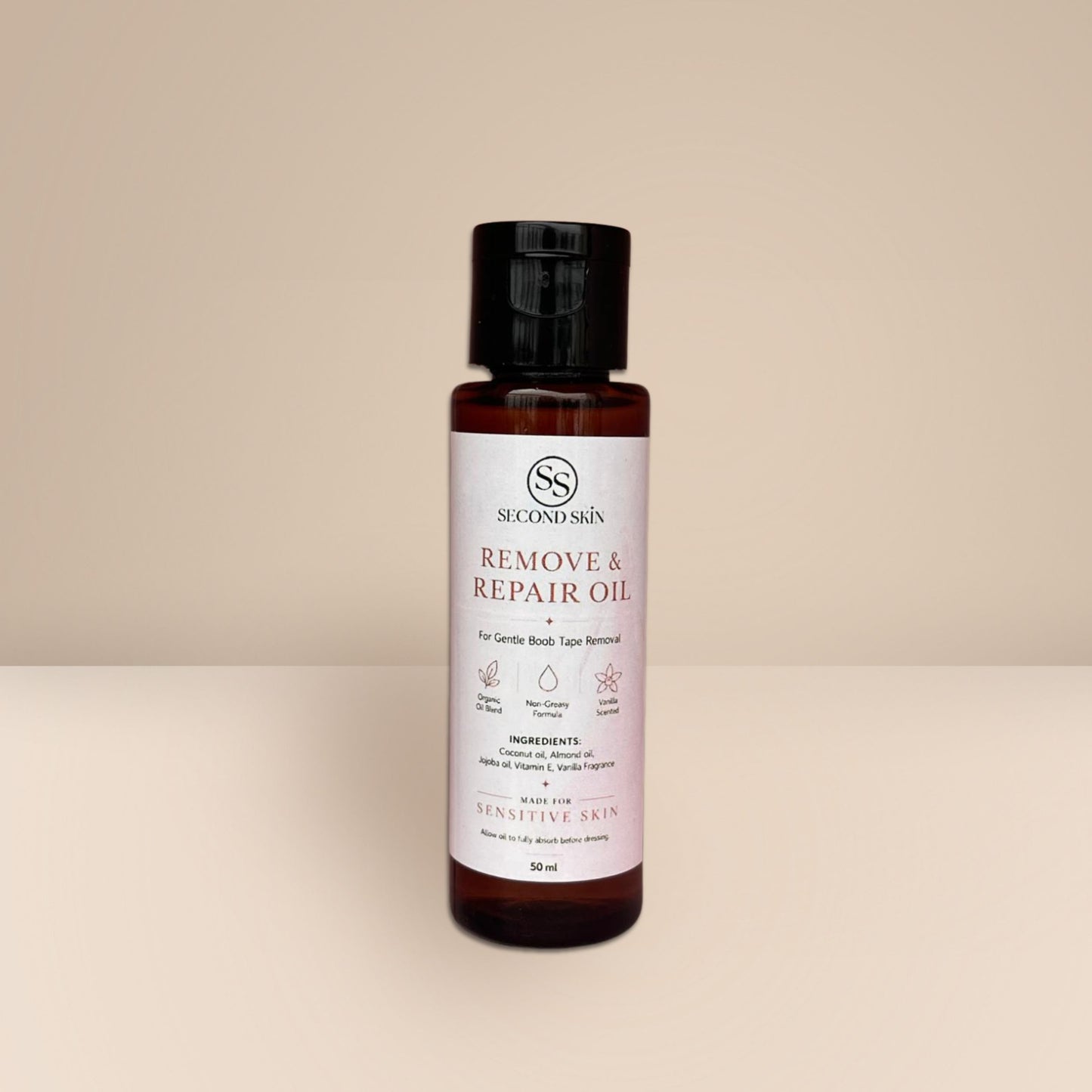 Remove & Repair Boob Tape Organic Oil - 50ml